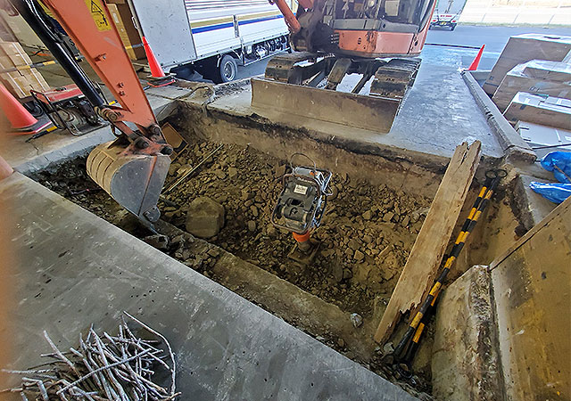 プラットフォーム土間工事image