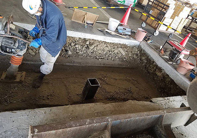 プラットフォーム土間工事image