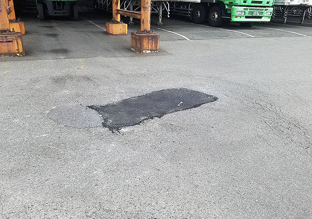 車両通路陥没補修image